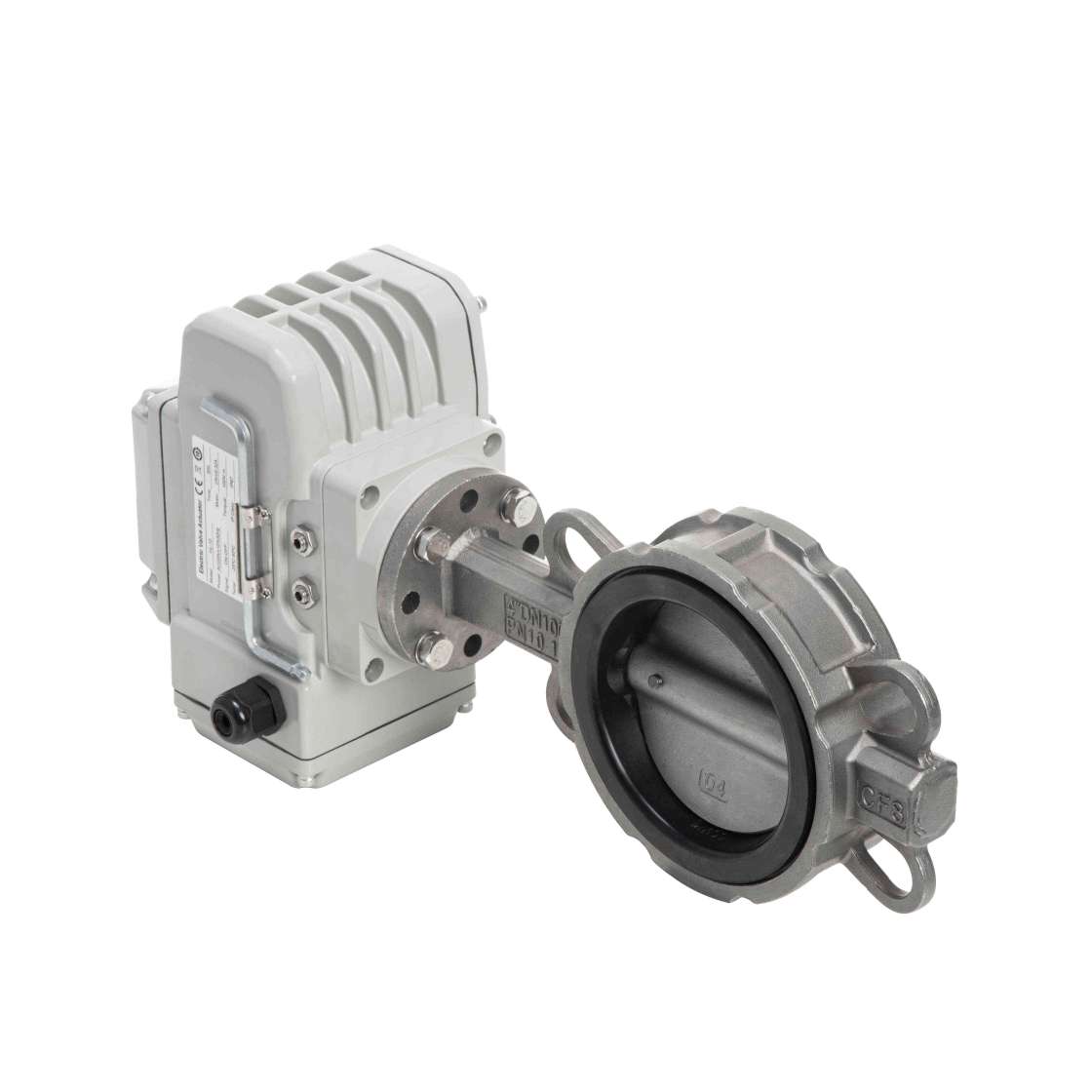 شیر پروانه‌ای کلیدی برقی استنلس استیل-2.jpg