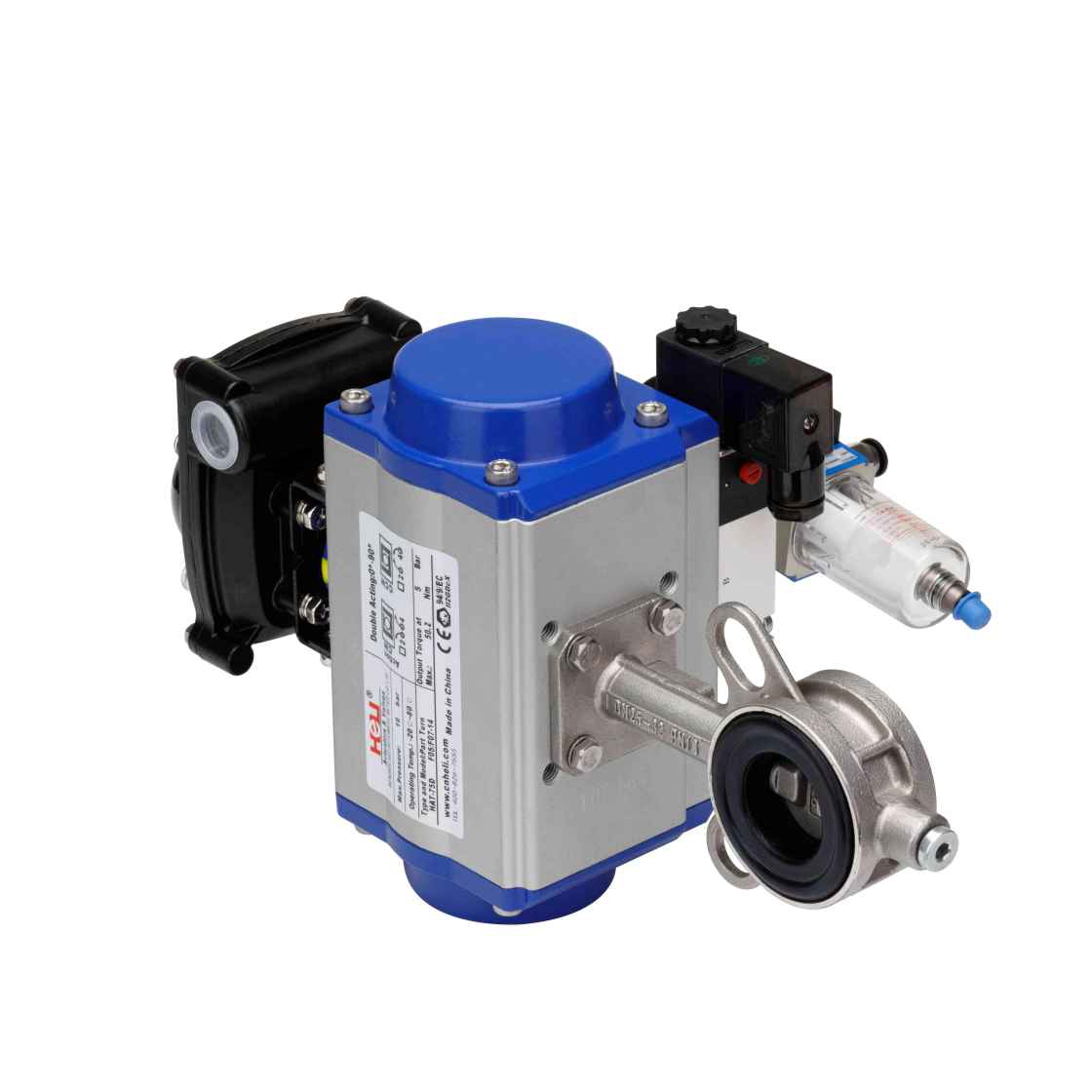 تولیدکننده OEM شیر پروانه‌ای پنوماتیک-3.jpg